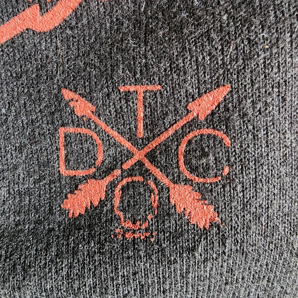 The Drive Clothing Black Hoodie with Red Headdress Skull Graphic - Picture 3 of 4